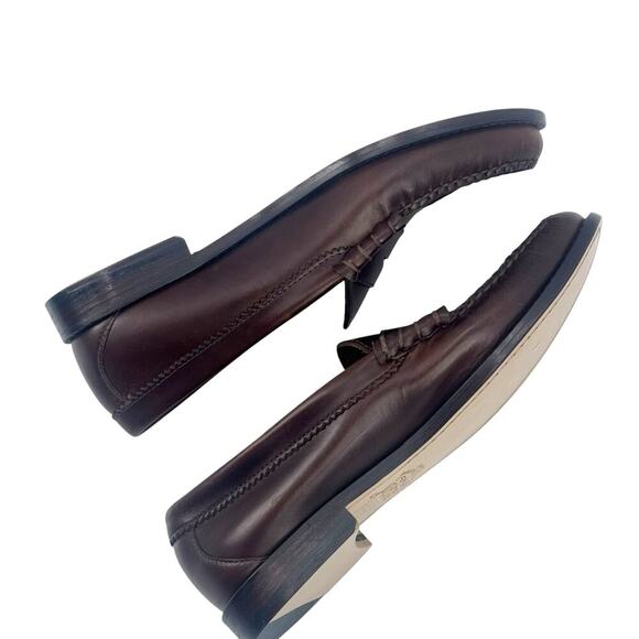 J. Crew Classic Camden Penny Leather Loafers Shoes Round Toe Brown Size 8 NWOB - Picture 5 of 11